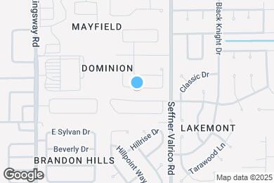 Map image of the property - 1032 Malletwood Dr