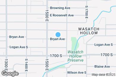 Map image of the property - 1549 E Bryan Ave