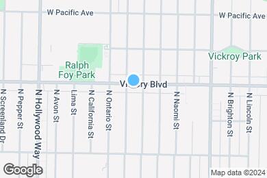 Map image of the property - 2908 W. Victory