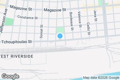 Map image of the property - 4869 Tchoupitoulas St