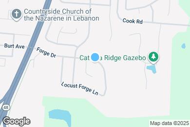 Map image of the property - 345 Forge Dr