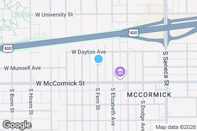 Map image of the property - 830 S Fern St