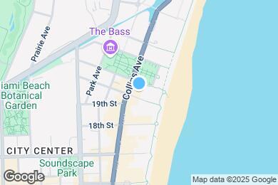 Map image of the property - 2001 Collins Ave