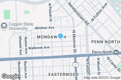 Map image of the property - 2018 N Payson St