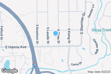 Map image of the property - 3914 S Olney St