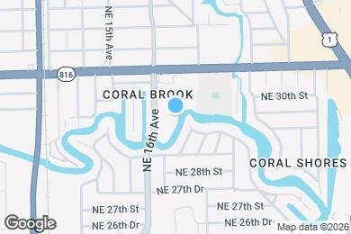 Map image of the property - 3000 NE 16th Ave
