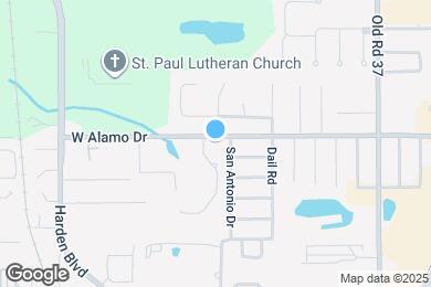 Map image of the property - 706 W Alamo Dr