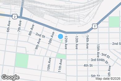 Map image of the property - 1037 2nd St