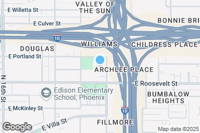 Map image of the property - 1938 E Diamond St