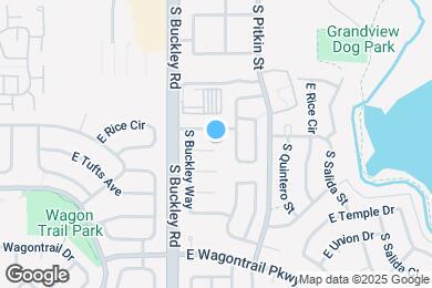 Map image of the property - 16969 E Stanford Pl
