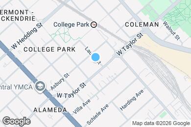 Map image of the property - 725 Laurel St