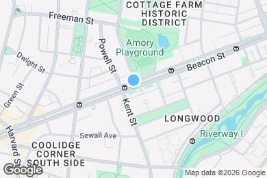 Map image of the property - 1151 Beacon St