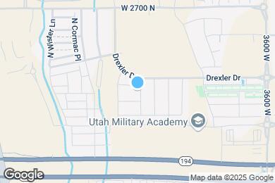 Map image of the property - 4131 W 2420 N