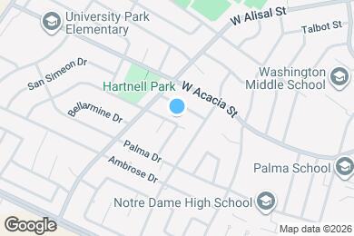 Map image of the property - 670 Carmelita Dr