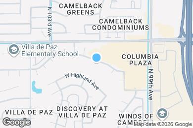 Map image of the property - 10049 W Mariposa St