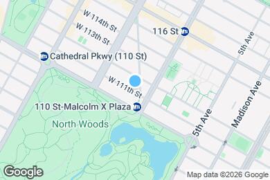 Map image of the property - 109 W 111th St