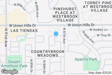 Map image of the property - 8737 W Bluefield Ave