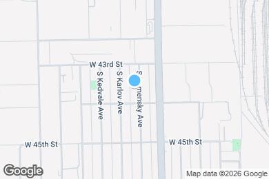 Map image of the property - 4338 S Komensky Ave