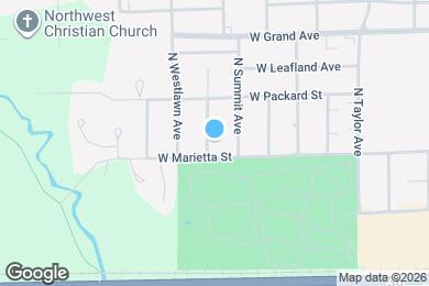 Map image of the property - 1020 N Oakcrest Ave