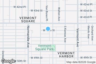 Map image of the property - 1220 W 45th St