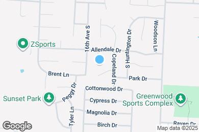 Map image of the property - 411 Allendale Ct