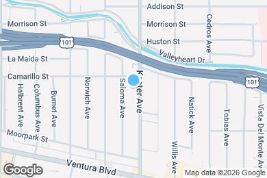 Map image of the property - 4747 Kester Ave