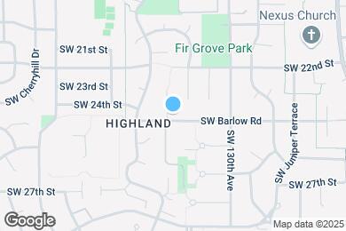 Map image of the property - 13265 SW Barlow Rd