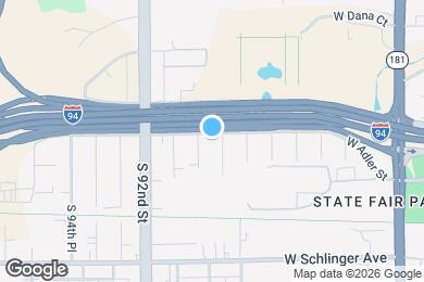 Map image of the property - 9011 W Adler St