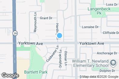 Map image of the property - 19462 Harding Ln