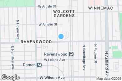 Map image of the property - 1832 W Lawrence Ave