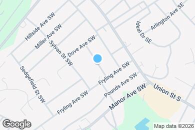 Map image of the property - 722 Elizabeth St SW