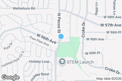 Map image of the property - 9600 Pecos St