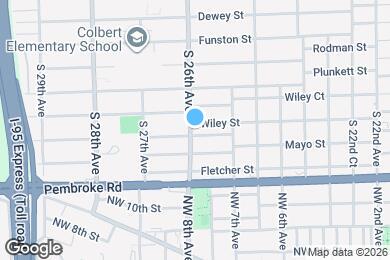 Map image of the property - 2552 Wiley St