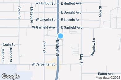 Map image of the property - 1104 Bridge St