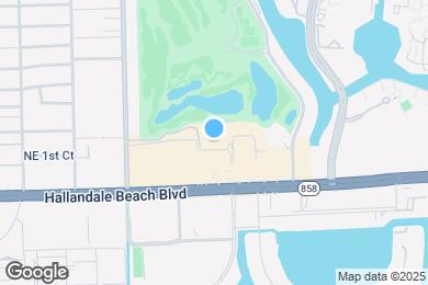 Map image of the property - 1745 E Hallandale Beach Blvd