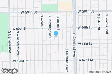 Map image of the property - 6032 S Paulina St