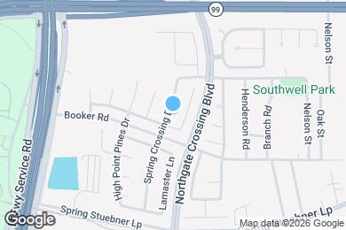 Map image of the property - 22514 Spring Crossing Dr