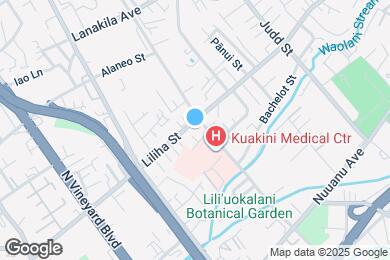 Map image of the property - 1729 Liliha St