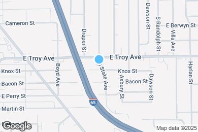 Map image of the property - 3050 S State Ave