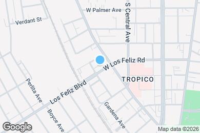 Map image of the property - 417 W Los Feliz Rd