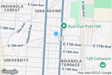 Map image of the property - 333 E 18th Ave