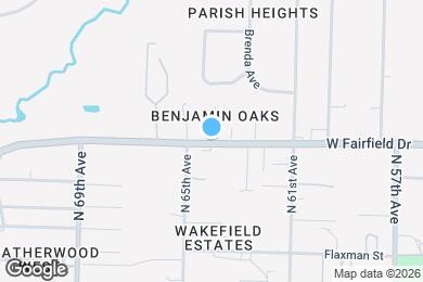 Map image of the property - 6400 W Fairfield Dr