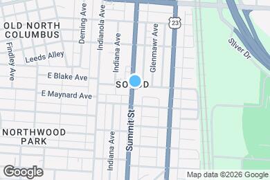 Map image of the property - 2322 Summit St