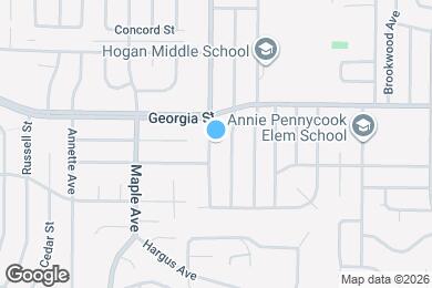 Map image of the property - 720 Oakwood Ave