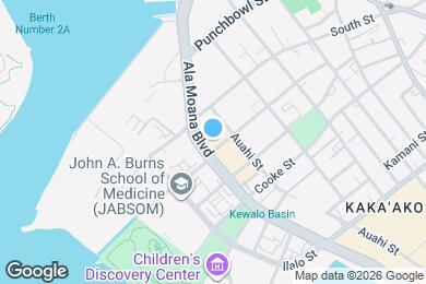 Map image of the property - 610 Ala Moana Blvd