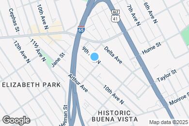 Map image of the property - 1603 9th Ave N