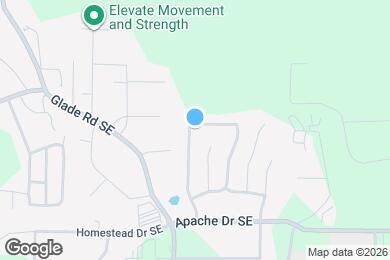 Map image of the property - 126 Aztec Way SE