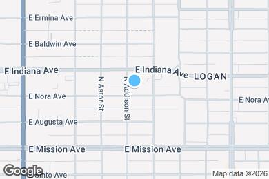 Map image of the property - Nora Apartments