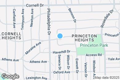 Map image of the property - 1756 Princeton Dr