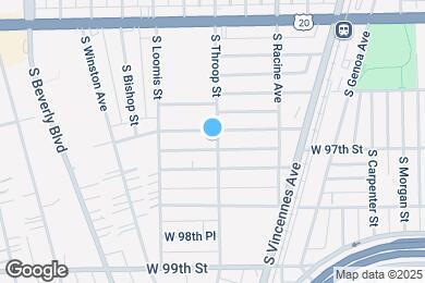 Map image of the property - 1301 W 97th St